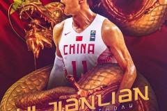 FIBA官方推特晒图 为易建联33岁生日送上祝福