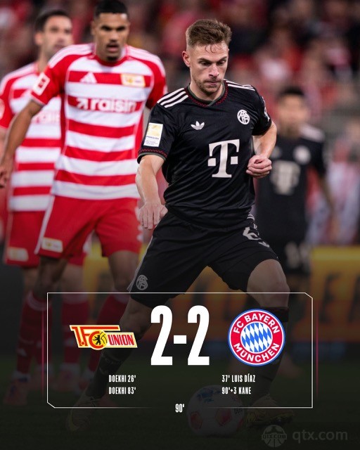 柏林联合2-2拜仁