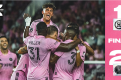 北美联杯：迈阿密国际2-1蓝十字 梅西首秀替补登场补时读秒任意球绝杀