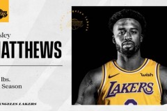 湖人官宣：韦斯利-马修斯正式加盟洛城