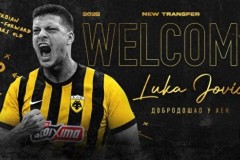 约维奇免签加盟雅典AEK 巅峰期身价6500万欧