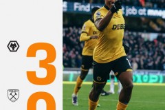 英超狼队3-0西汉姆联 狼队英超首胜
