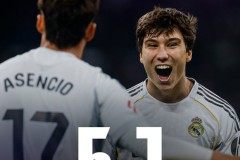 西甲皇家马德里5-1皇家贝蒂斯 贡萨洛戴帽