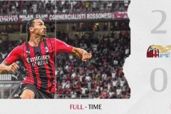 米兰2-0拉齐奥 凯西失点伊布替补登场破门