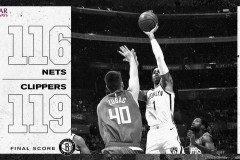 路威三分绝杀拉塞尔32+10 快船险胜篮网