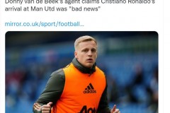 范德贝克经纪人：C罗回归曼联博格巴会踢回中场 这对我们来说是坏消息