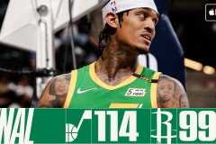 爵士六人上双114-99送火箭15连败 米切尔28分