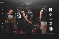 老鹰105-94复仇尼克斯 特雷-杨空砍两双罗斯30分