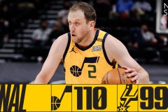 爵士110-99轻取马刺 博扬25分戈贝尔24+15爵士送马刺四连败