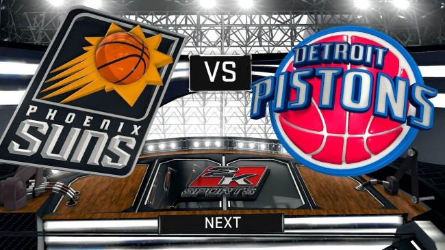 底特律活塞VS菲尼克斯太阳