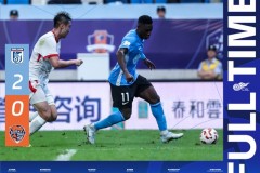 中超大连英博2-0青岛海牛 拉布亚德破门 马莱莱点射建功