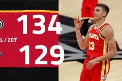 老鹰134-129双加时险胜马刺 老鹰三人得分上20德罗赞空砍36+9