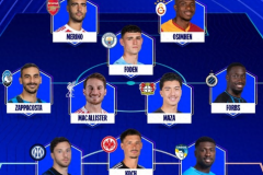 欧冠本周最佳阵容 梅里诺领衔锋线、诺伊尔镇守球门