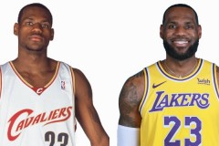 NBA历史官推晒球员新秀赛季与现赛季定妆照对比