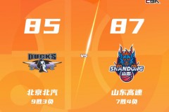 北京致命失误主场85-87不敌山东 珀塞尔22分献绝杀 杰曼空砍20分