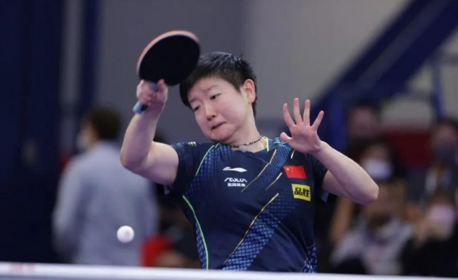 世乒赛国乒女单选手孙颖莎