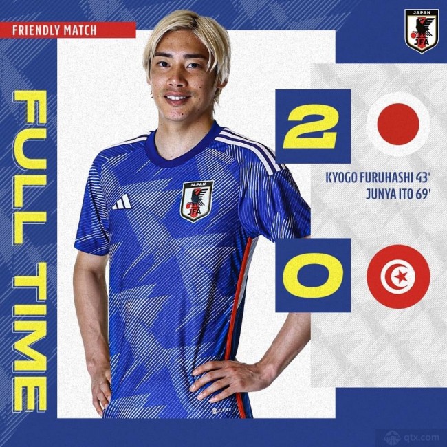日本2-0突尼斯