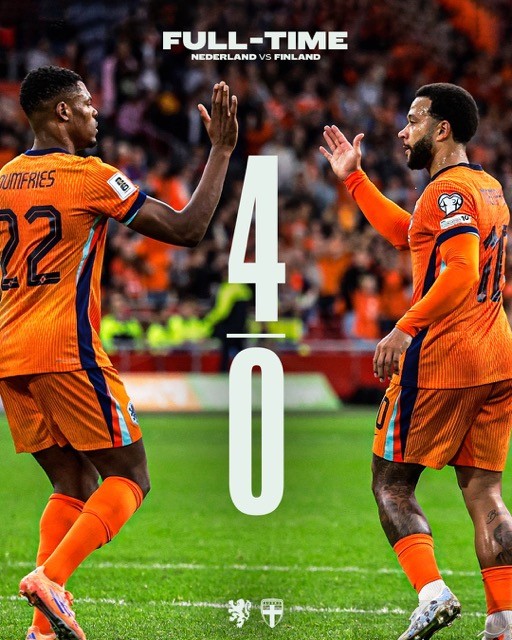 荷兰4-0芬兰