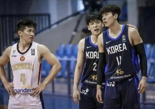 韩国男篮今晚对阵关岛男篮