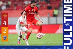 中超上海海港4-2云南玉昆 刘若钒两射一传 莱昂纳多传射