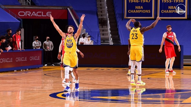 库里队史第5位单场砍60分球员