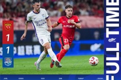 中超上海海港1-1天津津门虎丢榜首 加布里埃尔点射 基莱斯扳平