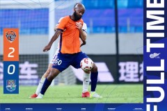 中超青岛海牛2-0天津津门虎 兰克尔-泽破门+染红 阿代米失点