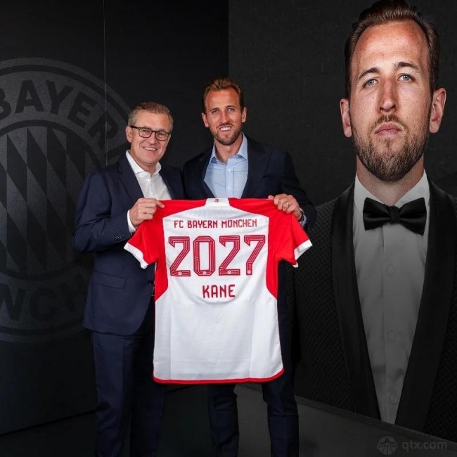 拜仁官宣凯恩加盟