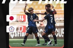 东亚杯日本女足4-0中国台北女足 暂列积分榜头名