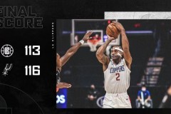 快船主场113-116不敌马刺 乔治缺阵 伦纳德空砍30+10