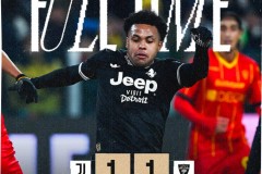 意甲尤文1-1莱切 戴维失点