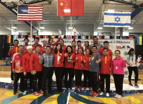 残奥会盲人门球的中国代表队