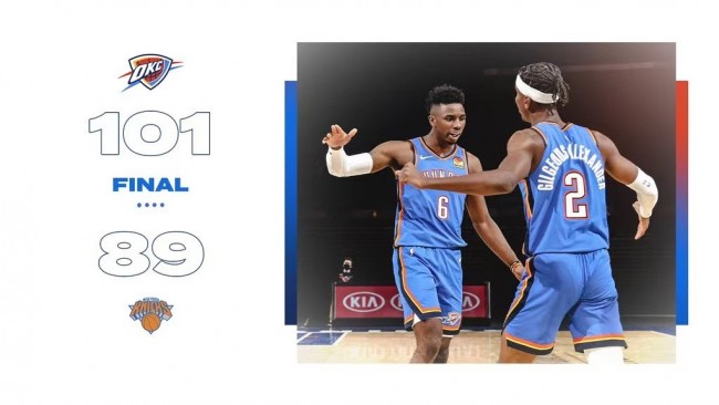 尼克斯VS雷霆下半场