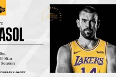 官宣：湖人正式签约马克-加索尔 来自于西班牙的天才中锋