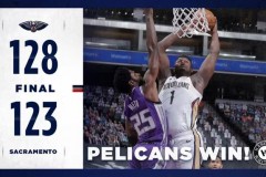 鹈鹕客场128-123险胜国王 锡安31+6+2 福克斯空砍43+13+4