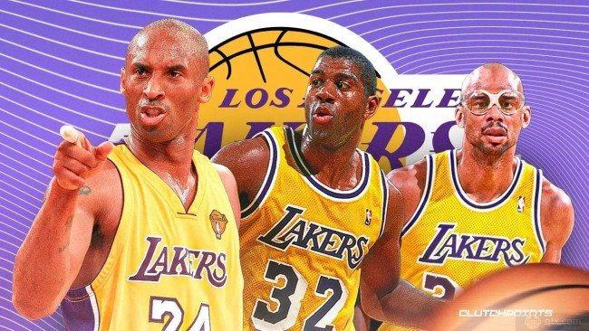 湖人队史10大球星 科比领衔魔术师奥尼尔在列