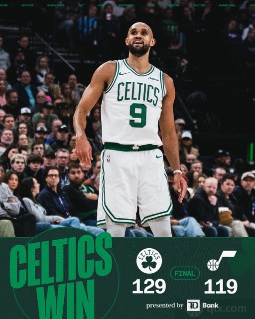 绿军3人20+客场129-119力克爵士