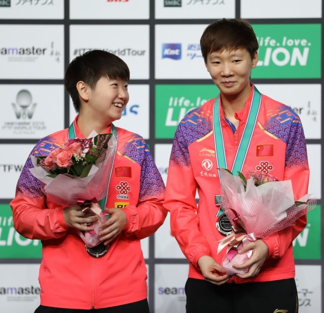 孙颖莎、王曼昱