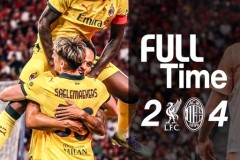 友谊赛利物浦2-4AC米兰 莱奥传射建功 加克波破门难救主