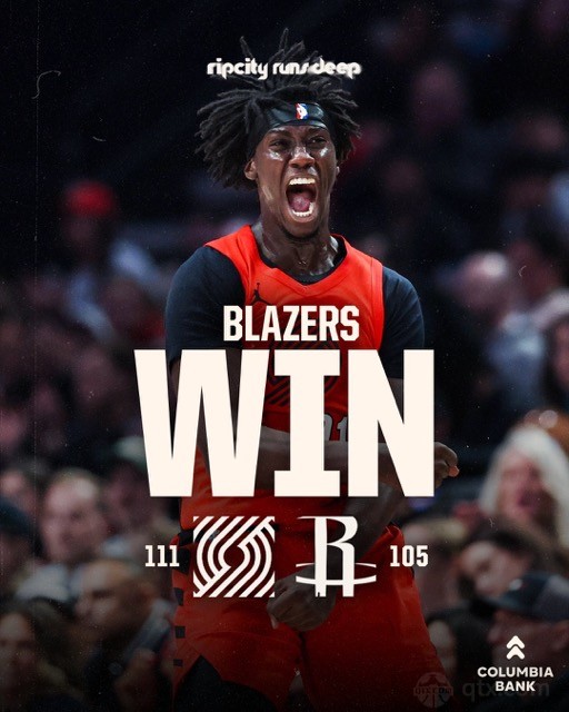 开拓者主场111-105力克火箭