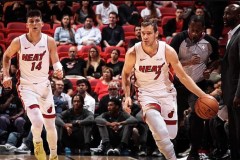 热火主场大胜老鹰 德拉季奇Ins晒与希罗照同场作战照