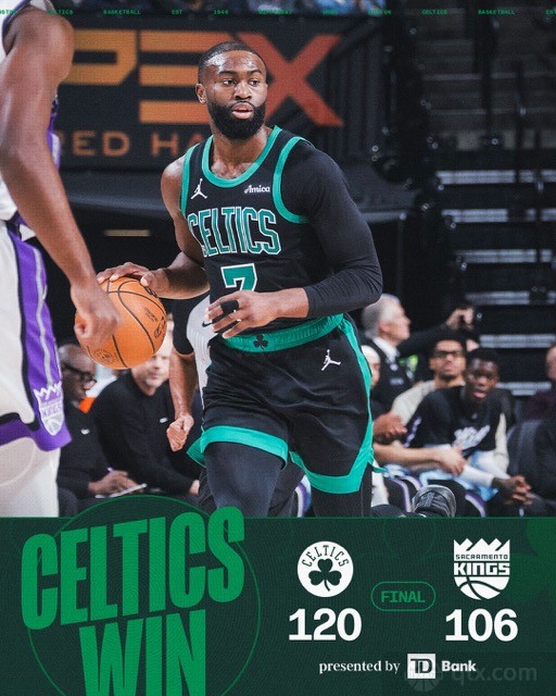 凯尔特人客场120-106轻取国王