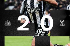 英超纽卡斯尔联2-0水晶宫 吉马良斯破僵 佳夫乱战建功