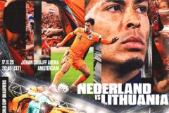 荷兰队发布对阵立陶宛预热海报 三大主力悉数出镜