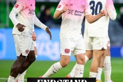 德甲沃尔夫斯堡1-3勒沃库森 霍夫曼破门 塔普索巴、蒂尔曼建功