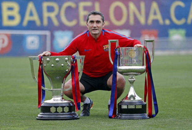 巴尔韦德带领巴萨取得的成绩