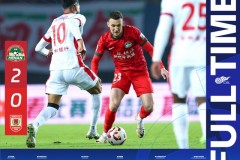 中超河南队2-0长春亚泰 纳萨里奥破门 马亚建功