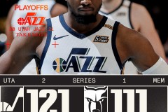 爵士121-111力克灰熊 米切尔29分康利27+8爵士再下一城