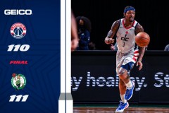 凯尔特人111-110险胜奇才 比尔46分塔图姆31分