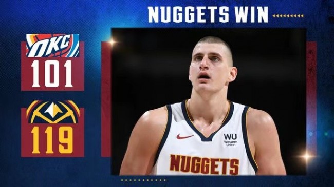 掘金VS雷霆半场